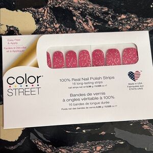 Color Street Pink and Silver Glitter Nail Strips- LA Dreams
BUNDLE AND SAVE!!!